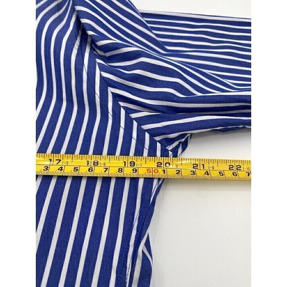 Zaatxchi Collezione Striped Long Sleeve Blue For Men Size Medium - Picture 6 of 15